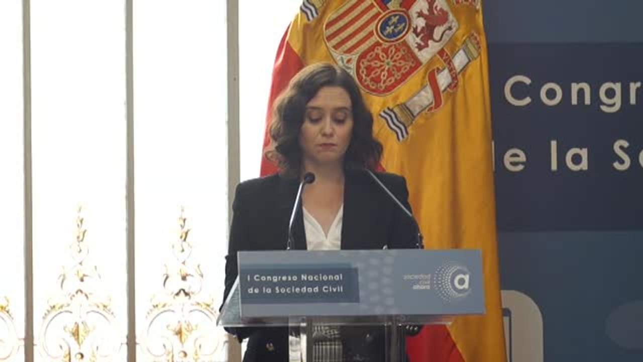 Díaz Ayuso: "Estamos ante un Gobierno que ha recibido el apoyo explícito de ETA"