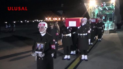 Şehitlerimizin Naaşları Çorlu'ya Geldi