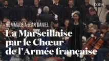 Hommage à Jean Daniel : la Marseillaise par la soliste Omo Bello et le Chœur de l'Armée française