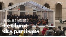 Hommage à Jean Daniel : Le Chant des partisans par le Chœur de l'Armée française