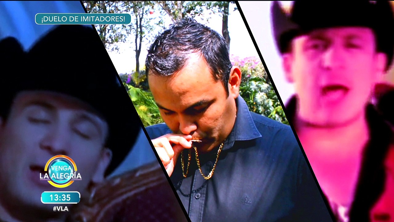 Valentín Elizalde y a Lupillo Rivera en el gran "Duelo de imitadores". | Venga La Alegría