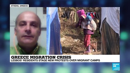 Apostolos Veizis on France 24: "More than 42,000 lives are living in a space for 6,178 people"