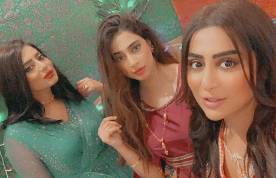 شاهدي رقص شيماء وشيلاء سبت في حفل خطوبة شقيقتهما شذى