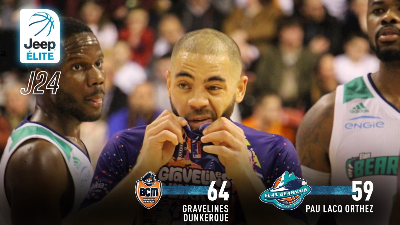 Jeep® ÉLITE : Gravelines-Dunkerque vs Pau-Lacq-Orthez (J24)