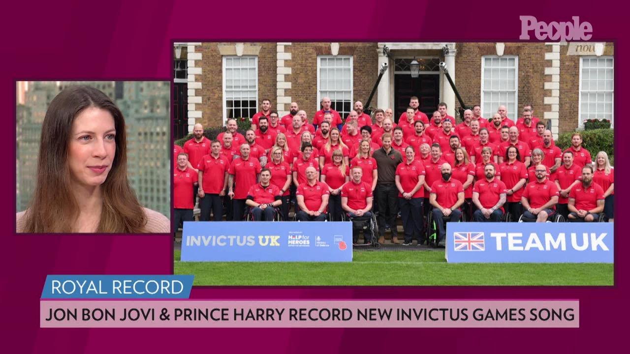 Prince Harry and Jon Bon Jovi Recreate The Beatles' Famous Abbey Road Crosswalk Photo