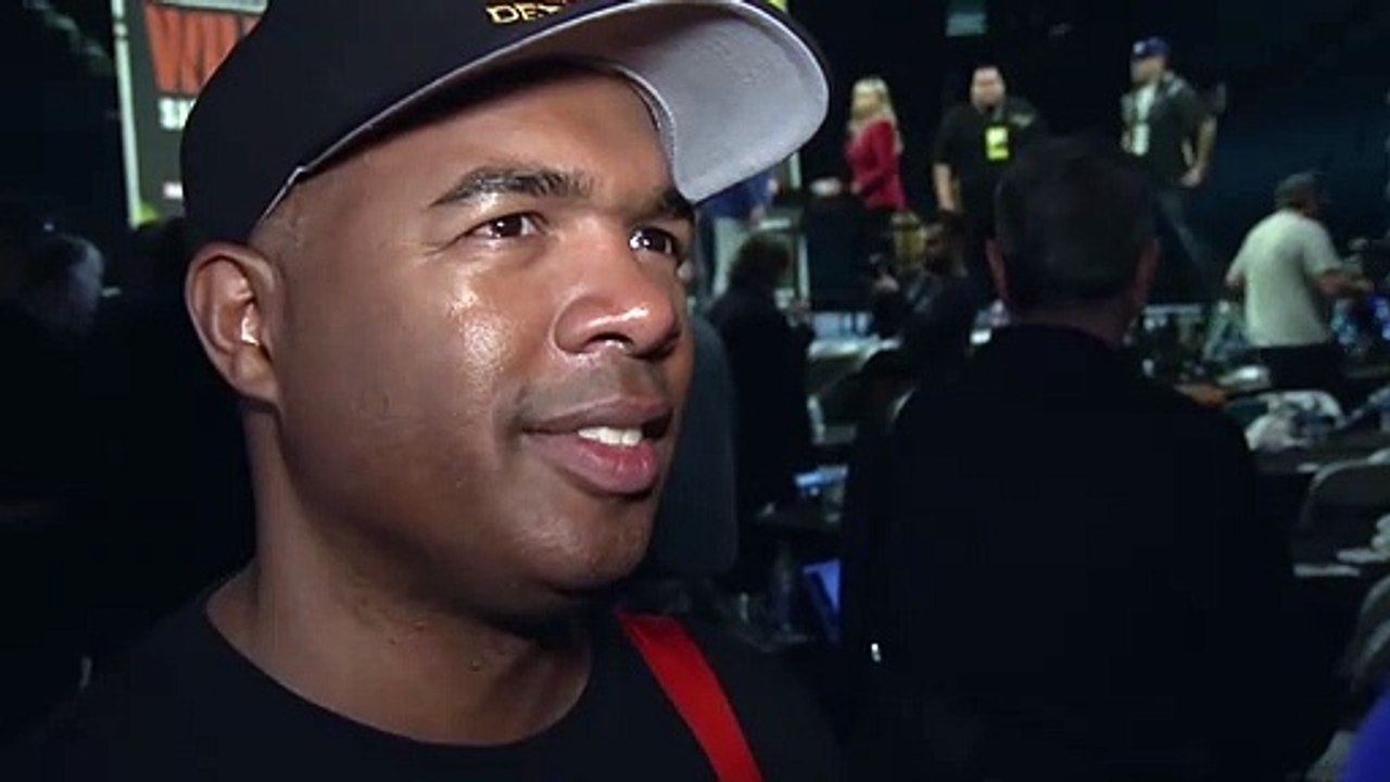 Tyson Fury's trainer Sugarhill Steward reacts to emphatic stoppage win over Deontay Wilder