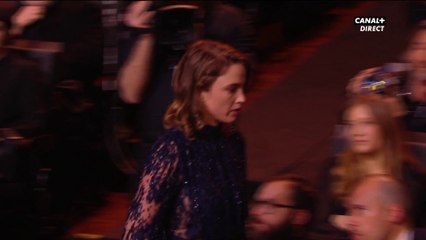 Adèle Haenel quitte la salle à l'annonce du César de la meilleure réalisation - César 2020 (CANAL+)