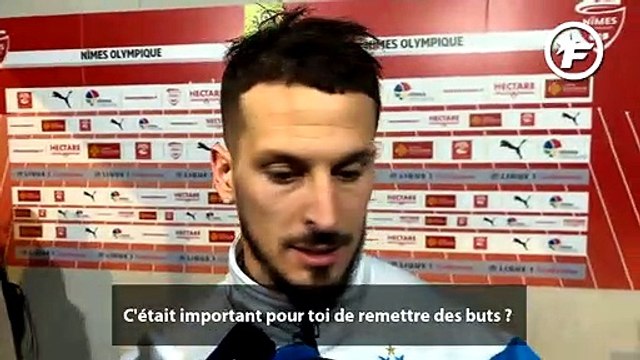 La réaction du triple buteur Dario Benedetto après Nîmes-OM