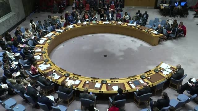 BMGK Toplantısı - Türkiye'nin BM Daimi Temsilcisi Feridun Sinirlioğlu (1) - BİRLEŞMİŞ