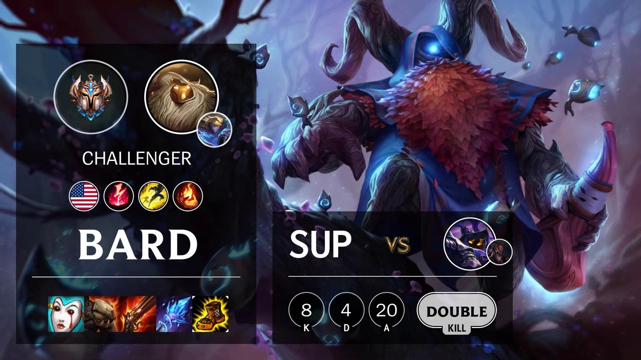 Bard Support vs Veigar - NA Challenger Patch 10.4