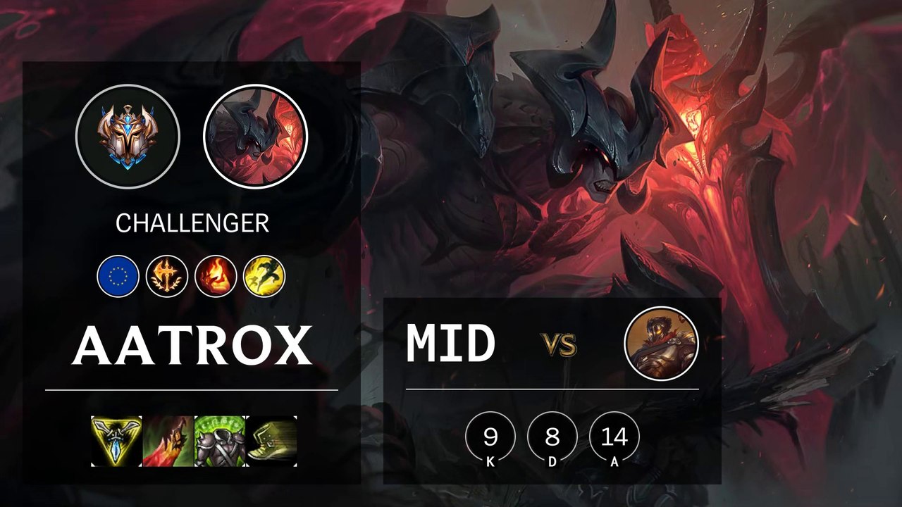 Aatrox Mid vs Viktor - EUW Challenger Patch 10.4