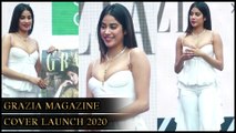 Janvhi Kapoor's H0T And BOLD Look In White At Grazia Magazine Cover Launch 2020