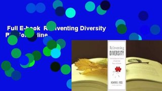 Full E-book  Reinventing Diversity PB  For Online