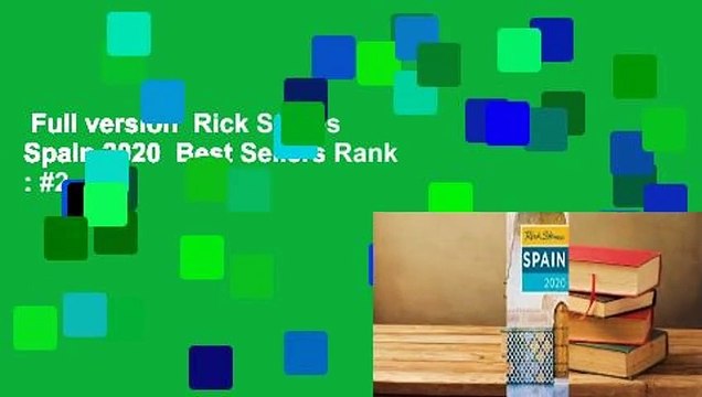 Full version Rick Steves Spain 2020 Best Sellers Rank : #2