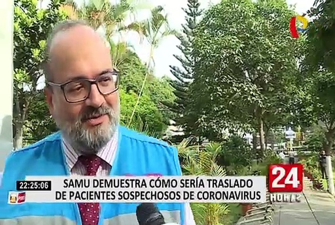 SAMU presenta ambulancias para atender casos de coronavirus en Perú