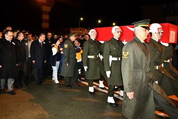 İdlip şehidi memleketi Samsun'da göz yaşı içinde karşılandı