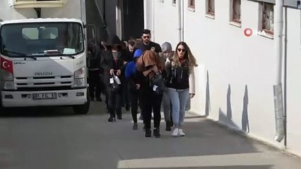 Adana'da 19 torbacı adliyeye sevk edildi