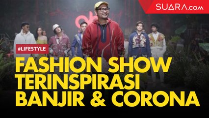 Ariy Arka Buat Fashion Terinspirasi dari Banjir dan Virus Corona, Seperti Apa?