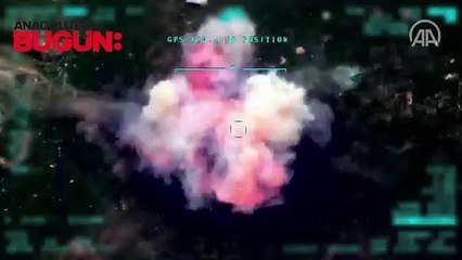 Rejimin kimyasal harp tesisinin vurulma anı