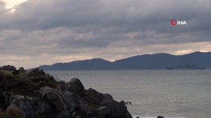 NATO'ya bağlı Alman savaş gemisi boğaz sularında