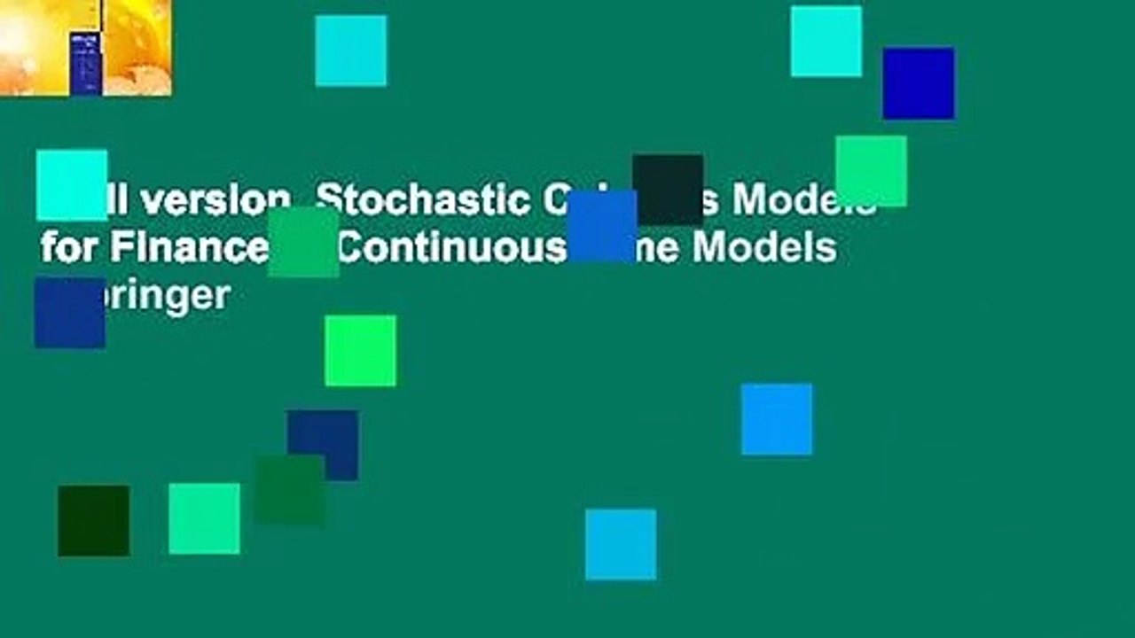 Full version  Stochastic Calculus Models for Finance II: Continuous Time Models (Springer