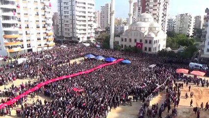 İdlib şehidi Piyade Uzman Onbaşı İbrahim Tüzel son yolculuğuna uğurlandı (2)