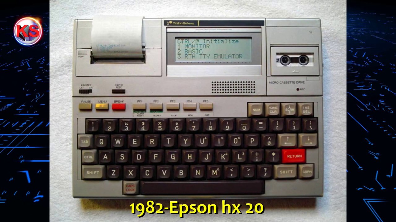 Computer Laptops Evolution 1975 - 2019
