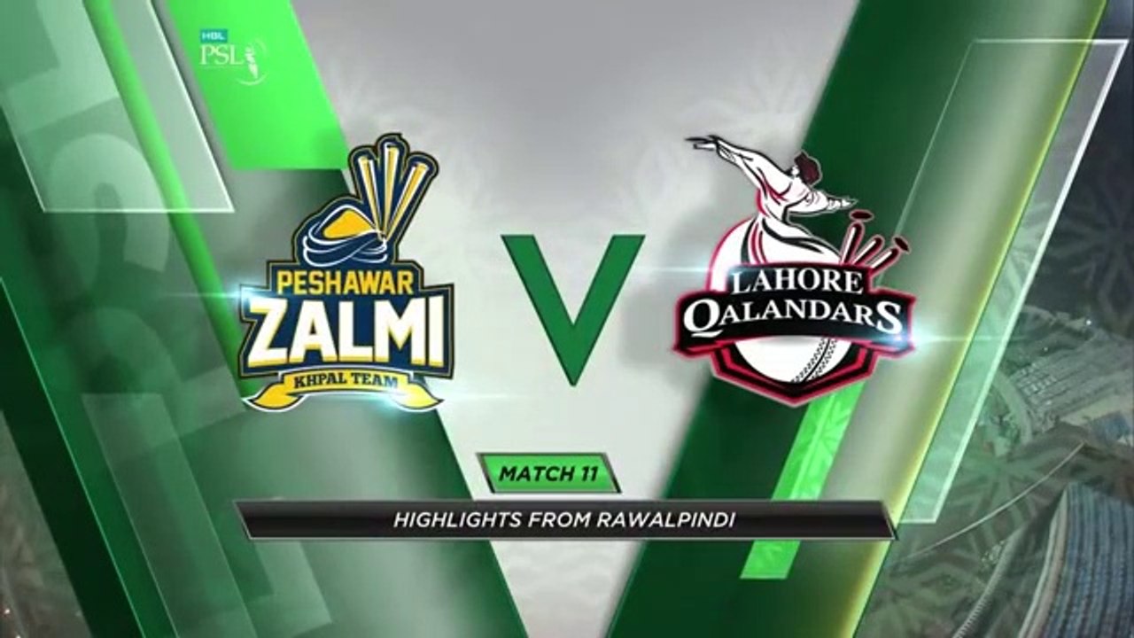 Lahore Qalandars vs Peshawar Zalmi Full Match Highlights Match 11 28 Feb HBL PSL 2020