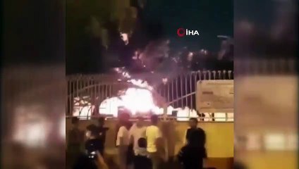 - İran’da korona hastalarının tutulduğu iddia edilen sağlık ocağı ateşe verildi