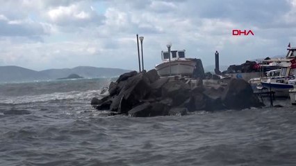 Muğla bodrum'da göçmenlere fırtına engeli; edirne'ye yöneldiler