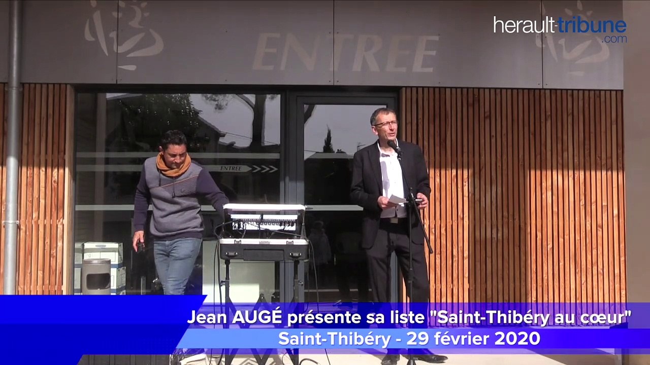 SAINT THIBERY - Jean AUGÉ présente sa liste "Saint-Thibéry au cœur"