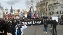Ultras Lazio: il corteo è pronto a partire