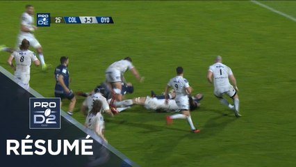 PRO D2 - Résumé Colomiers-Oyonnax: 22-19 - J22 - Saison 2019/2020