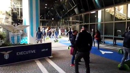 L'arrivo di Marusic all'Olimpico