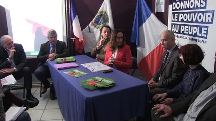 Municipales à Saint-Etienne: Sophie Robert, présente la liste du Rassemblement National