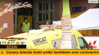 Canary Islands hotel under lockdown over coronavirus -- SPAIN