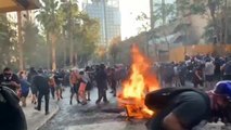 Nuevas protestas en Chile acaban con enfrentamientos entre Policía y manifestantes