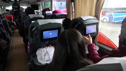 Bolu’da, 500 göçmen Avrupa hayaliyle Edirne’ye yola çıktı