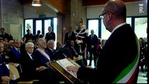 Mattarella alla cerimonia al Comune di Stazzema (29.02.20)