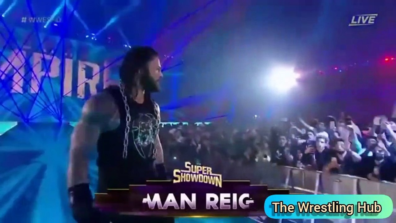 Roman Reigns vs King Corbin Super Showdown 27 February 2020 highlights