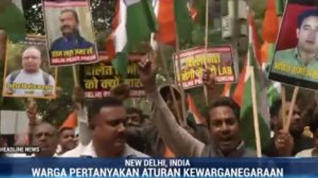 Warga India Kembali Demo Tolak UU Kewarganegaraan