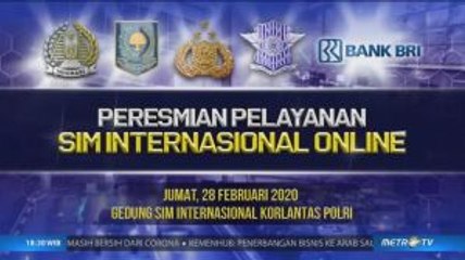 Peresmian Pelayanan SIM Internasional Online (1)