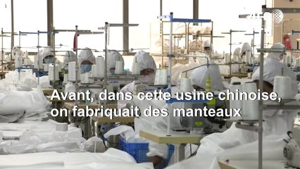 Coronavirus: une usine chinoise de manteaux produit... des combinaisons de protection