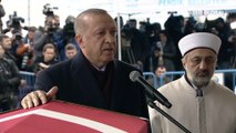 Cumhurbaşkanı Erdoğan şehit Emre Baysal'ın cenazesinde...