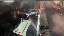 إجلاء محطة قطارات في باريس إثر نشوب حريق على هامش حفل نجم كونغولي