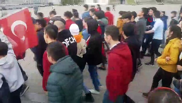 Öğrenciler Mehmetçik için tek yürek oldu