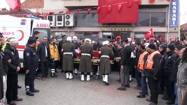 İdlib şehidi Piyade Yüzbaşı Süleyman Şahin son yolculuğuna uğurlandı - AFYONKARAHİSAR
