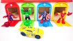 Transform Spiderman and Marvel Superhero Toys to Learn Sizes and Colors for Toddlers