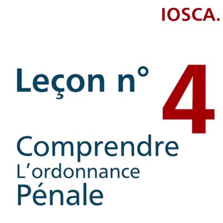 Comprendre l'ordonnance pénale