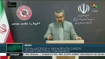 Irán: 8 fallecidos y 143 nuevos casos de infección del COVID-19